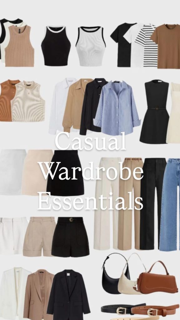 casual wardrobe essentials every wardrobe must haves